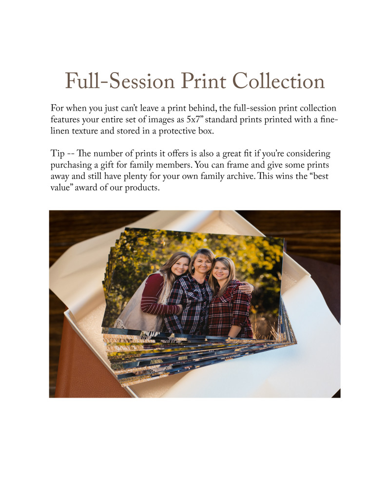Page 7 - full session print collection